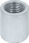 Welded muff without shaping galvanized